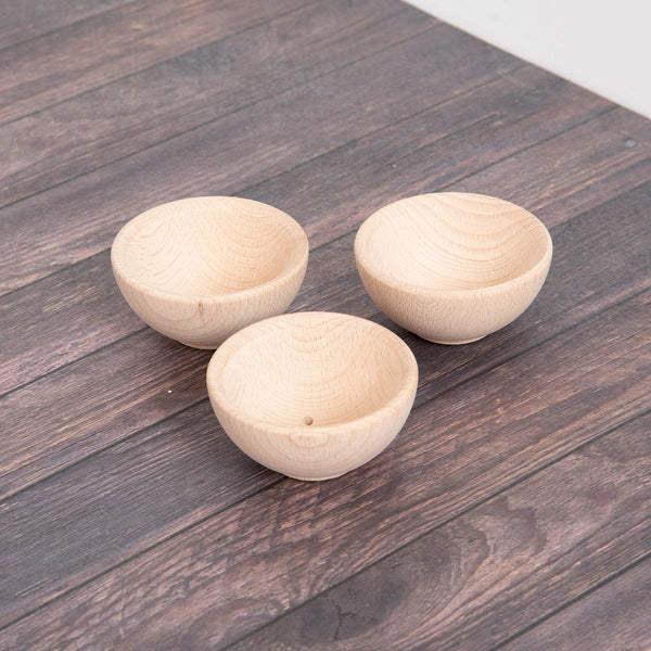 tickit Natural Wooden Bowls -