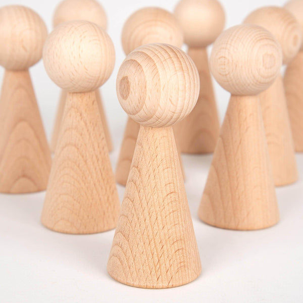 tickit Natural Wooden Figures -
