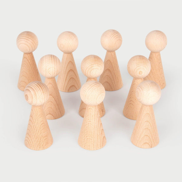 tickit Natural Wooden Figures -