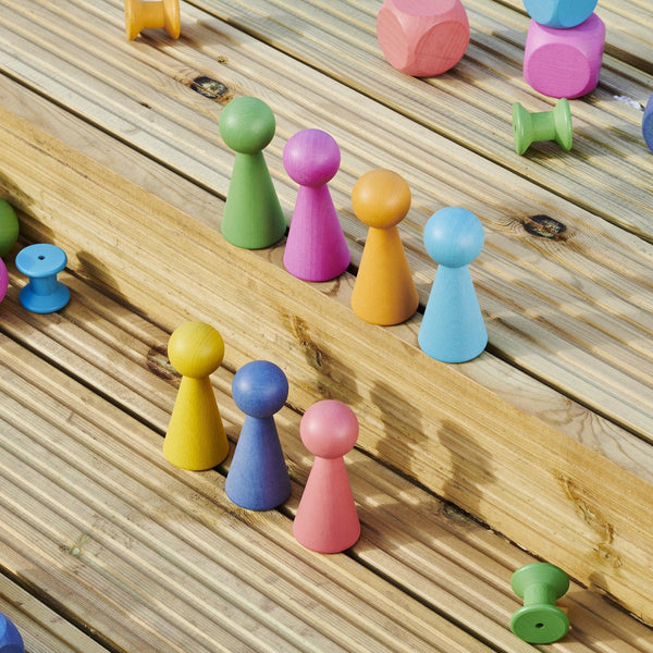tickit Rainbow Wooden Figures -