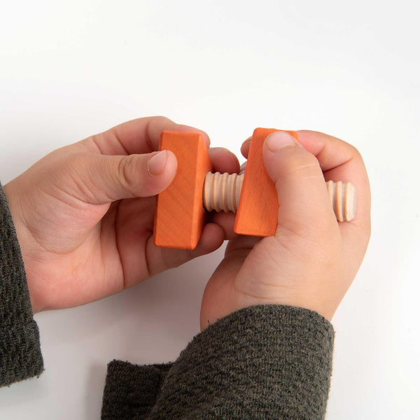 tickit Rainbow Wooden Nuts & Bolts -