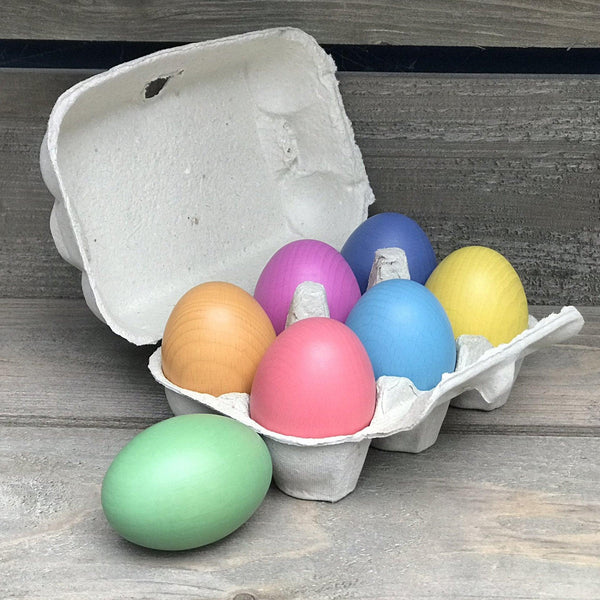 tickit Rainbow Wooden Eggs -
