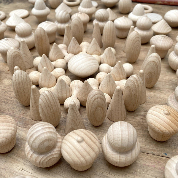 tickit Wooden Treasures Natural Set -