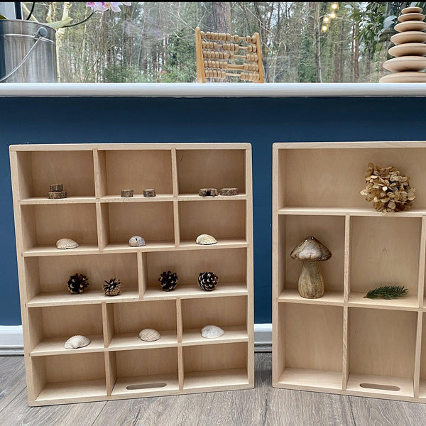 tickit Wooden Sorting Tray - 14 way -