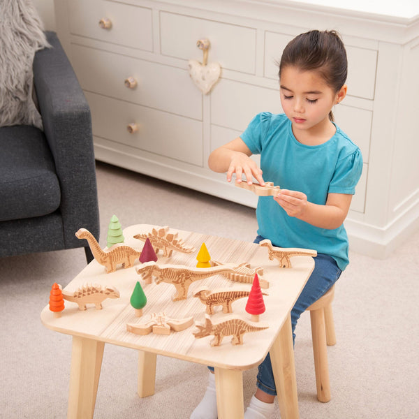 tickit Wooden Dinosaur Blocks -