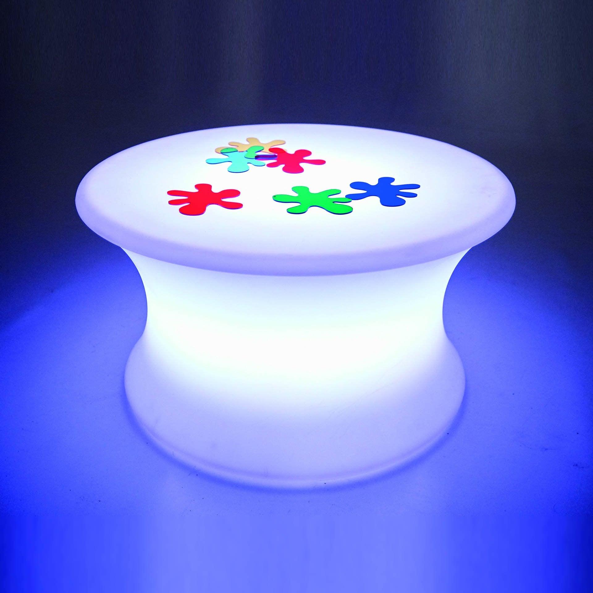  TickiT Mesa de luz sensorial para el estado de ánimo, 20  ajustes de luz de control remoto, juguetes sensoriales, luz nocturna para  niños, recargable : Herramientas y Mejoras del Hogar