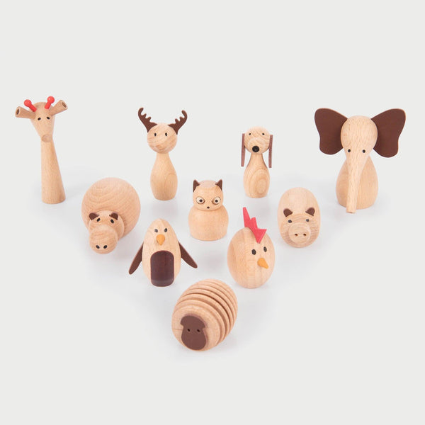 tickit Wooden Animal Friends -