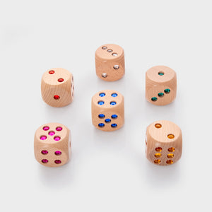 Wooden Jewel Dice