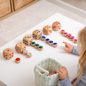 Wooden Jewel Dice