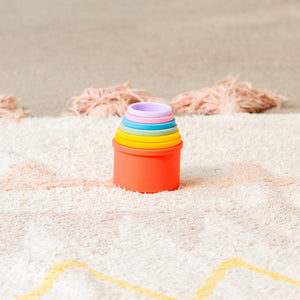 tickit SiliSoft® Round Stacking Cups (Rainbow) -