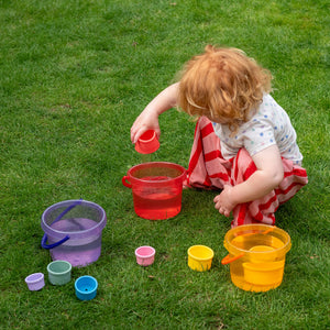 tickit SiliSoft® Round Stacking Cups (Rainbow) -
