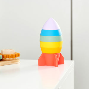 tickit SiliSoft® Rocket Stacker (Rainbow) -
