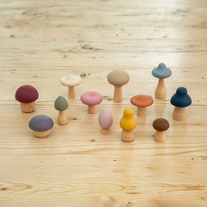 tickit SiliSoft® Woodland Mushroom Set (Earth) -