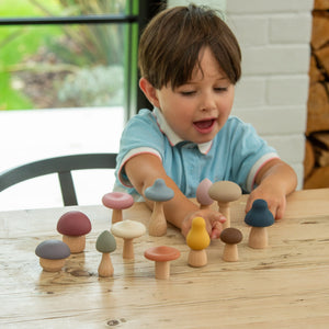 tickit SiliSoft® Woodland Mushroom Set (Earth) -