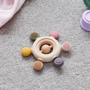 tickit SiliSoft® Rattle Teether (Earth) -