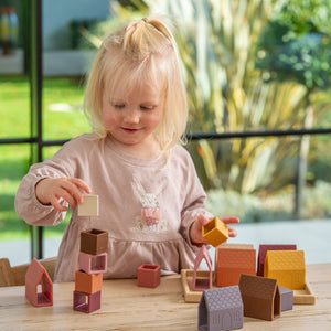 tickit SiliSoft® Village Blocks (Earth) -