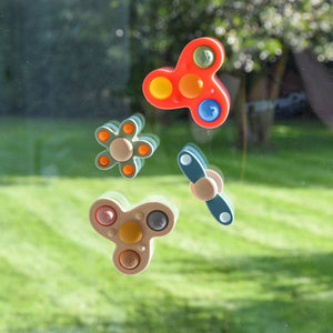 SiliSoft® Jumbo Spinner (Rainbow)