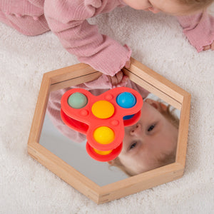 SiliSoft® Jumbo Spinner (Rainbow)