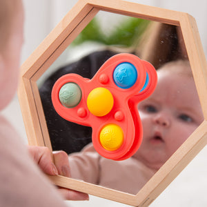 SiliSoft® Jumbo Spinner (Rainbow)