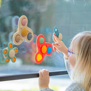 SiliSoft® Jumbo Spinner (Rainbow)