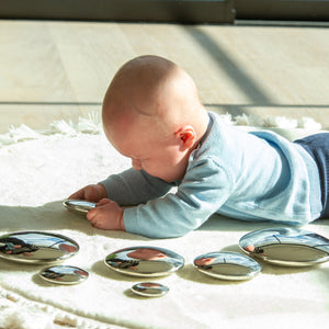 tickit Sensorische reflecterende zilveren knoppen -   