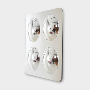 tickit Large 4-Domed Acrylic Mirror Panel -
