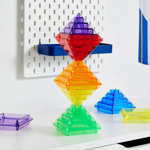 tickit Translucent Colour Pyramid Builder - Pack of 30 -