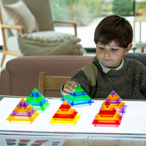 tickit Translucent Colour Pyramid Builder - Pack of 30 -