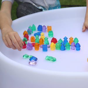 tickit Casette colorate traslucide - Confezione da 72 -