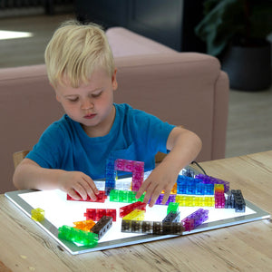 tickit gennemsigtige farvede koblingsklodser -