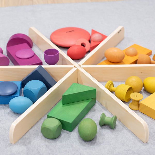 tickit Sensory Mood Discovery Table & Wooden Divider Set -   