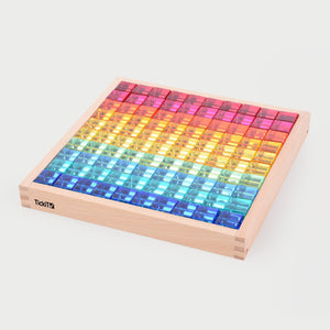 tickit Gem Cubes - Gem Cube Mirror Tray (100 cubes)  