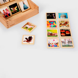 tickit Fichas de historia de madera -