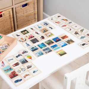 tickit Fichas de historias de madera -