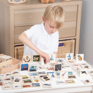 tickit Fichas de historia de madera -