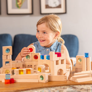 tickit Wooden Building Gem Blocks Super Set -