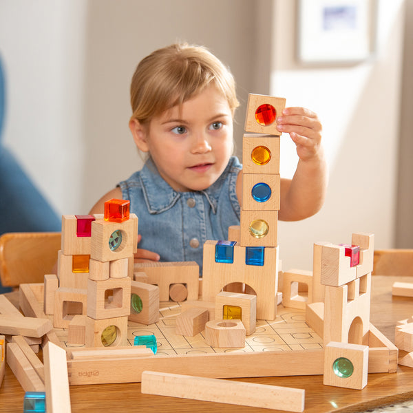 tickit Wooden Building Gem Blocks Super Set -