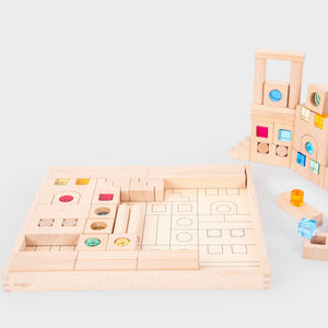 tickit Wooden Building Gem Blocks Super Set -