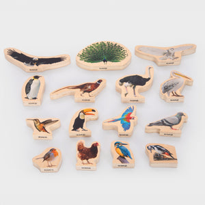tickit Wooden Bird Blocks -