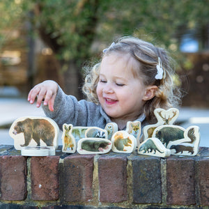 tickit Wooden Forest Animal Blocks -