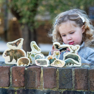 tickit Wooden Forest Animal Blocks -