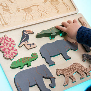 tickit Safari Animal Layer Puzzle -