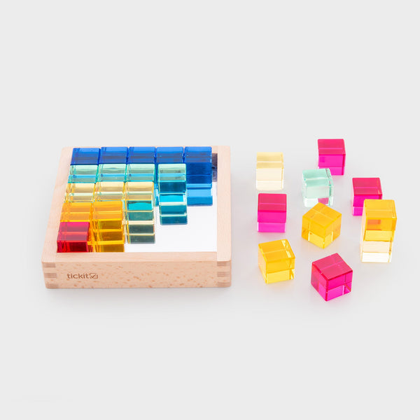 tickit Gem Cube Mirror Tray -