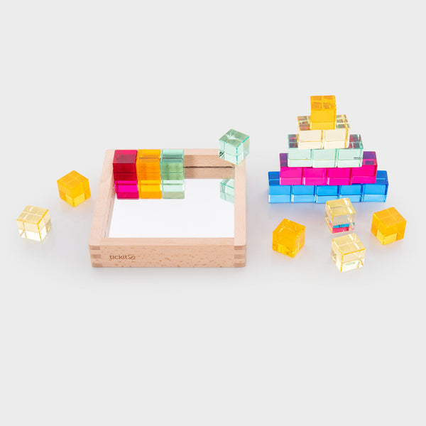tickit Gem Cube Mirror Tray -