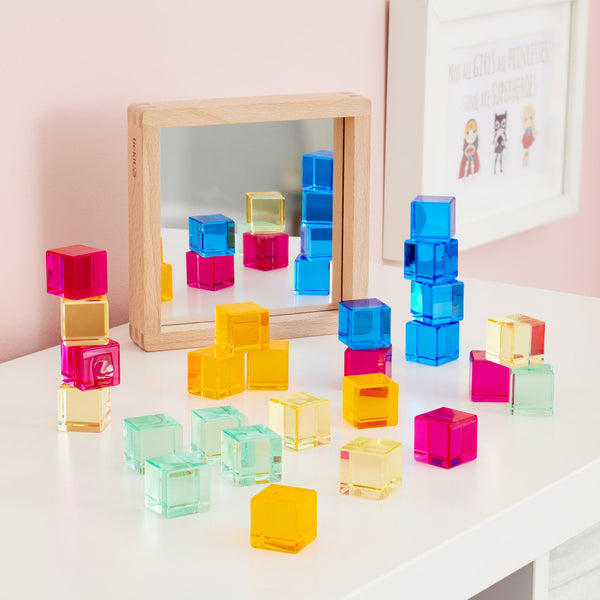 tickit Gem Cube Mirror Tray -