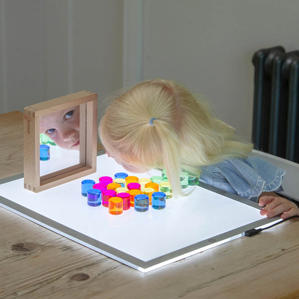 tickit Gem Circle Mirror Tray -