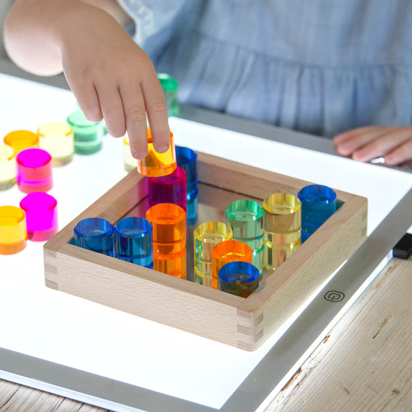 tickit Gem Circle Mirror Tray -