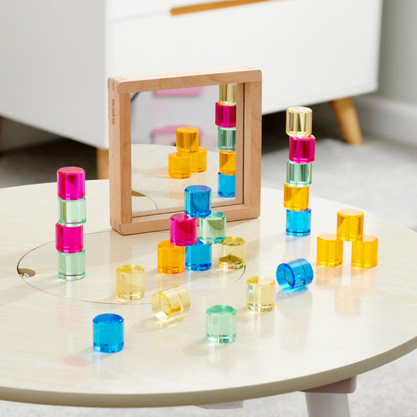 tickit Gem Circle Mirror Tray -