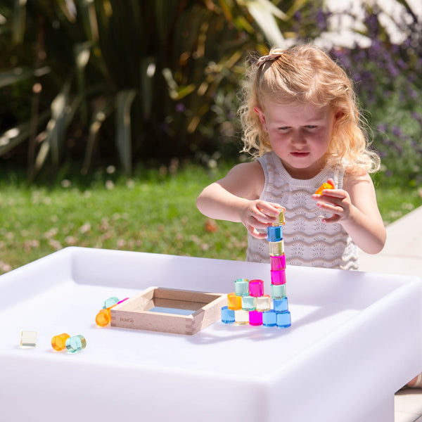 tickit Gem Circle Mirror Tray -