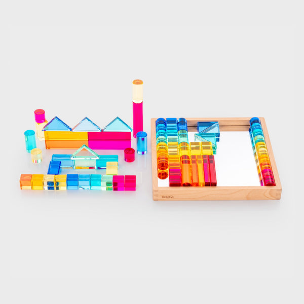 tickit Gem Building Shapes Mirror Tray -